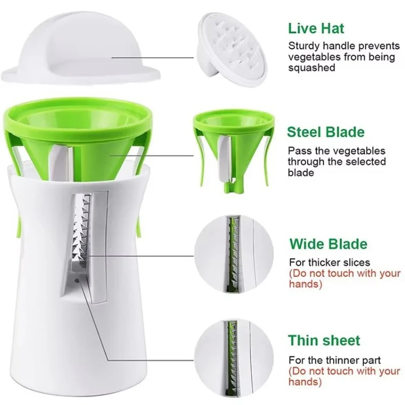 Multifunction 3 In 1 Spiralize - Spiralizer Vegetable Noodle 评论和价格