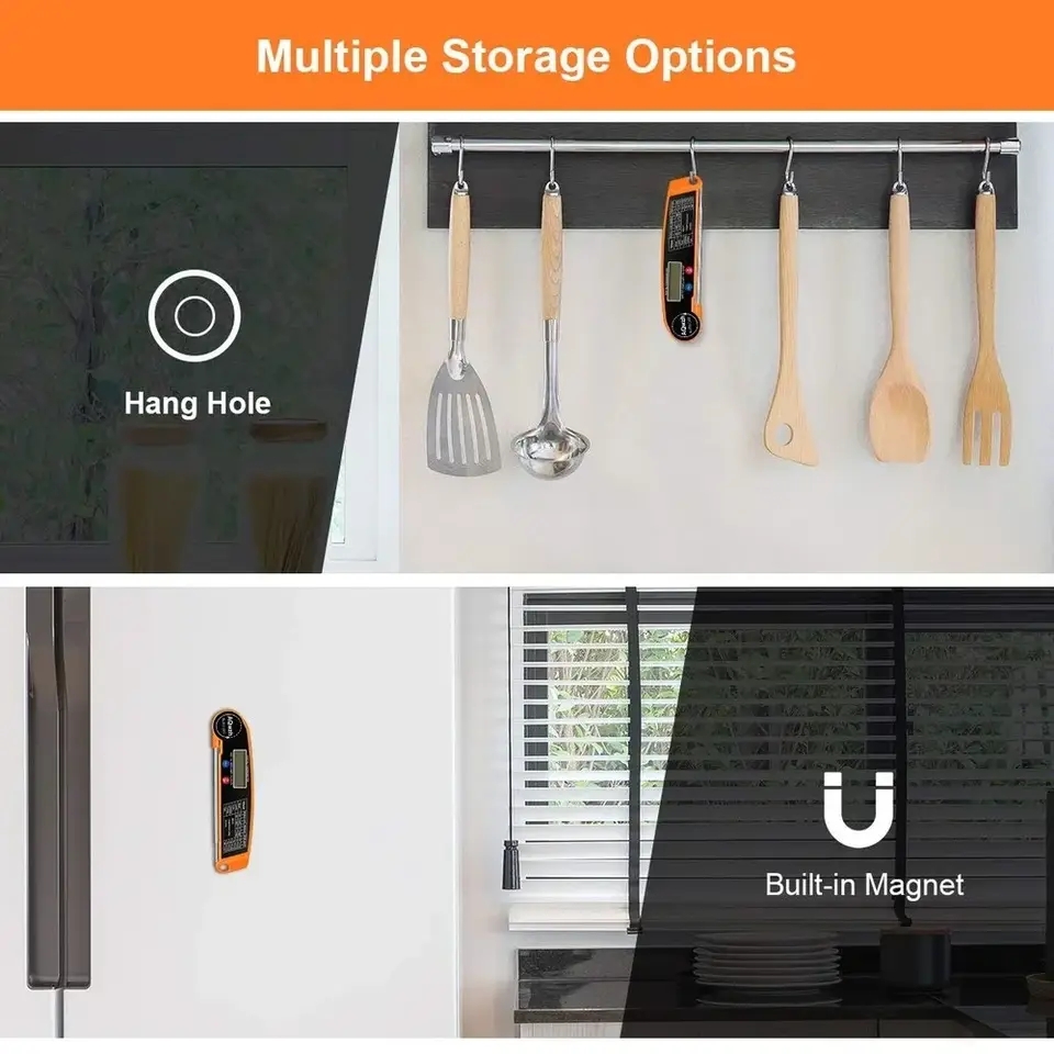 Waterproof Digital Kitchen Foo - Instant Read Thermometer 评论和价格