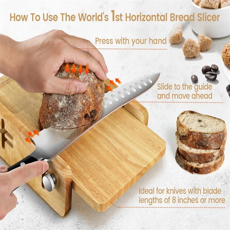 Bread Slicer Guide Horizontal  - Kitchen Gadgets Guide 评论和价格