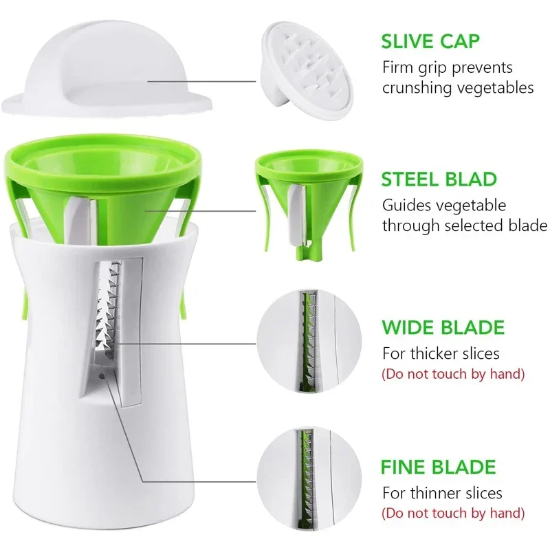 LMETJMA Heavy Duty Spiralizer  - Spiralizer Vegetable Noodle 评论和价格