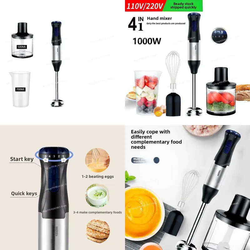 110V 1000W Handheld Immersion  - Immersion Blender Stick 评论和价格
