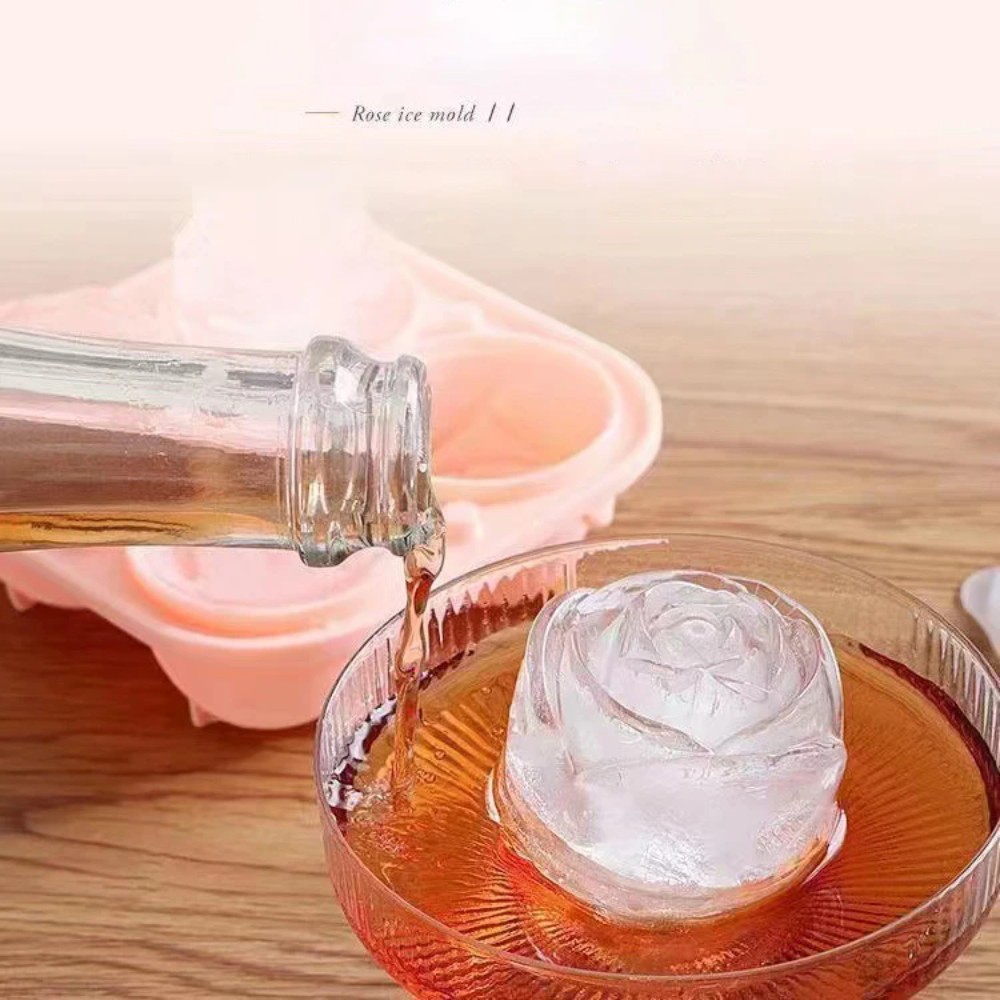 3d rose silicone ice molds 4-h - Kitchen Gadgets Wholesale 评论和价格