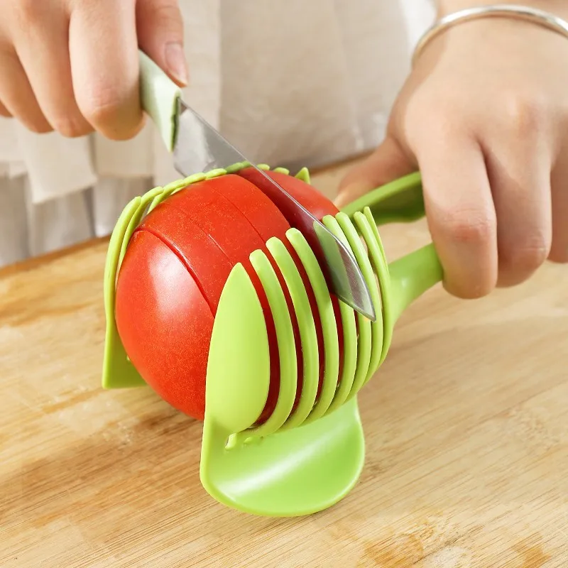 Non-Slip Tomato Slicer Guide F - Kitchen Gadgets Guide 评论和价格