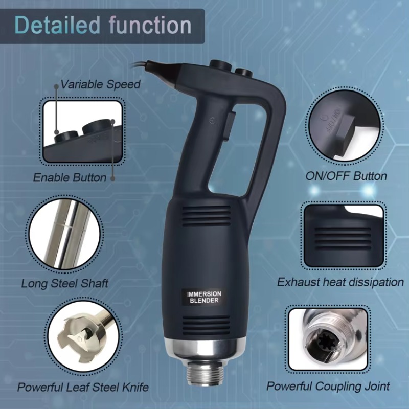 750W 14Inch Big Powerful Elect - Immersion Blender Stick 评论和价格