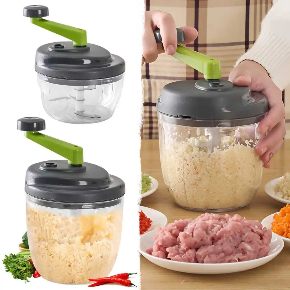 Household 500/900 ML Handcrank - Kitchen Gadgets Vegetable Chopper 评论和价格